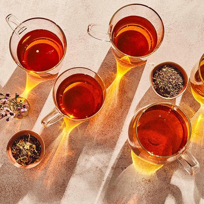 Palais des Thés - Organic Scandinavian Wellness Caffeine-Free Herbal Tea for Natural Defenses with Birch, Sea Buckthorn, Cranberry, and Bilberry - 3.5oz Loose Leaf Metal Gift Tin