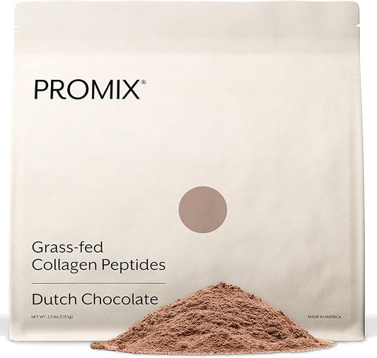 ProMix Nutrition Whey Protein Powder, Chocolate Peanut Butter - Grass-Fed - ­Post Workout Fitness & Nutrition Shakes, Smoothies, Baking & Cooking Recipes - Gluten-Free - 2.5 Pound (Pack of 1)