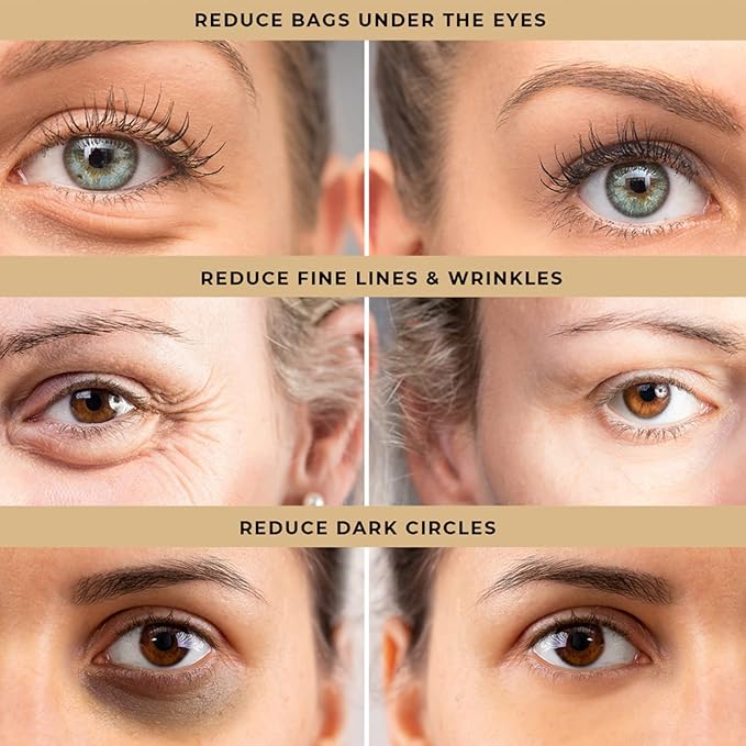 Instant Firm Eye Tightening Cream: Temporary Eye Bag Removal Tightener for Under-eye Puffiness Reducer Treatment, No White Residue or Flaky Buildup