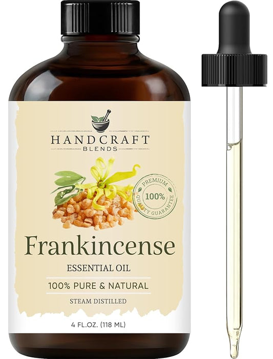 Handcraft Blends Frankincense Essential Oil - Huge 4 Fl Oz - 100% Pure and Natural - Premium Grade Essential Oil for Diffuser and Aromatherapy