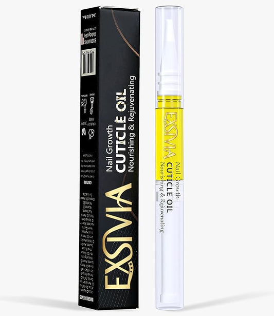 Nail Strengthener & Cuticle Oil for Stronger, Longer-Looking Nails – Made with Natural Oils, Helps Restore Damaged, Dry & Weak Nails