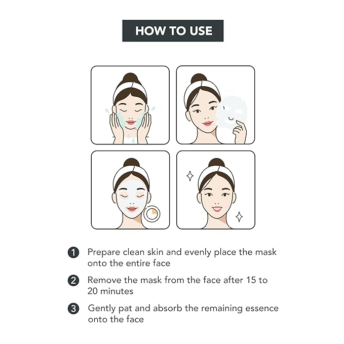 SKIN627 Bulk 24PK Face Masks Skincare, Facial Mask, Sheet Masks Korean (24PK Cica with Green Tea)