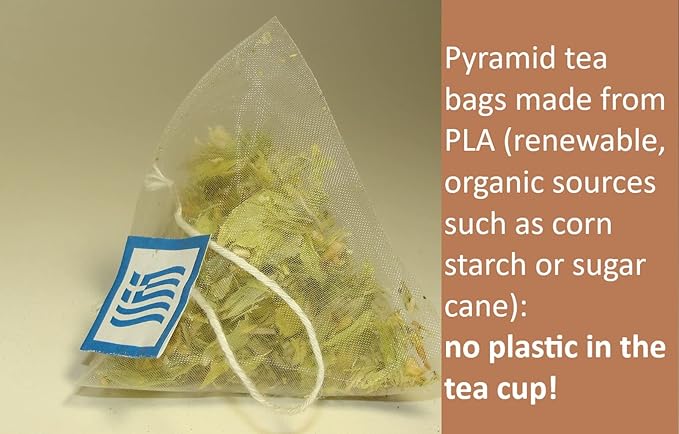 Sparta Natura Organic Greek Mountain Tea in Plastic-Free Pyramid Tea Bags, Easy Steeping, Fresh, Unmixed, Sideritis scardica from Mount Olympus, Pure Herbal Tea for Natural Wellbeing (3)
