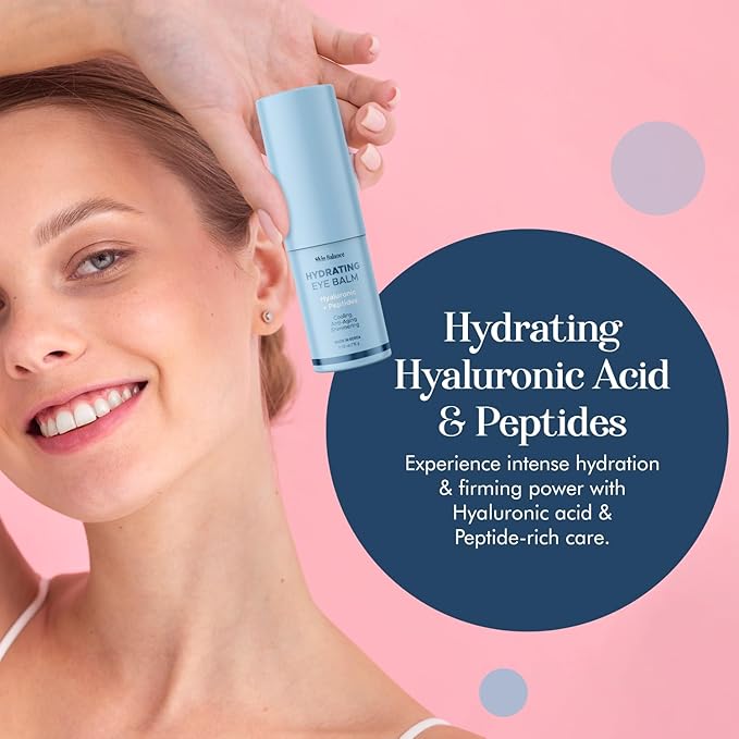 Ultra Shimmer Eye Balm with Hyaluronic Acid & Peptides – Reduces Puffiness, Dark Circles & Fine Lines – Hydrating, Anti-Aging Korean Skincare-Vegan, Clean Beauty – 0.52 fl oz