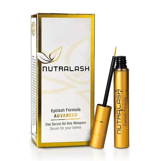 Nutralash ADVANCED Eyelash Formula - Lash Serum for Longer Eyelashes in Just 4-6 Weeks I Eyelash Growth Serum I Made in Germany I 3ml