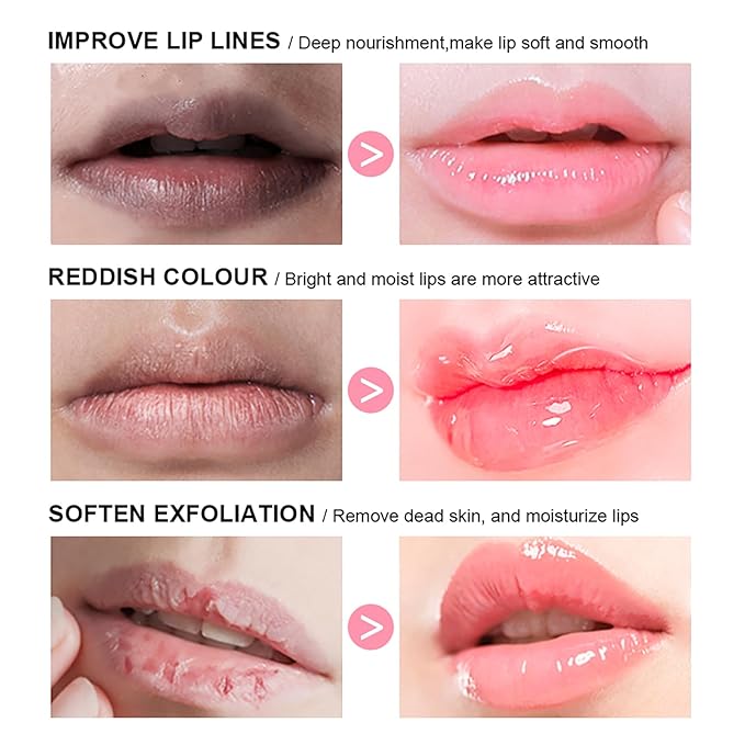 2Pcs Lip Glowy Balm and Lip (Grape)