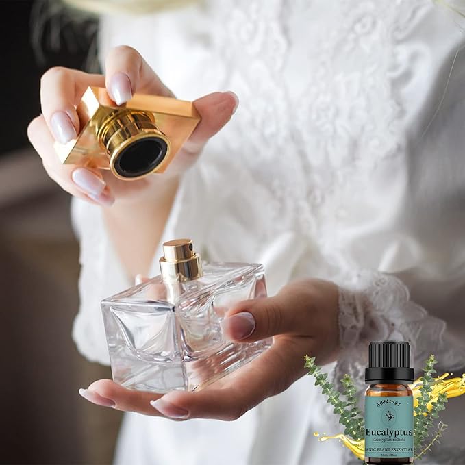 yethious Lavender Eucalyptus Essential Oil Organic Pure Plant Lavender Oil Essential Oil for Diffuser, Skin, Hair Care