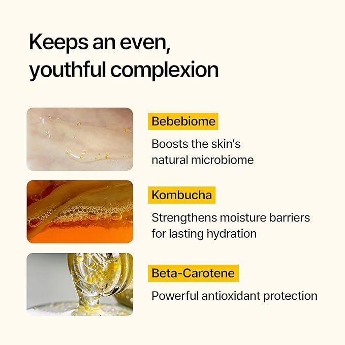 BeBebiome Revitalizing Serum (30ml / 1.01 Fl oz) Vitamin C, Pro-aging, Rejuvenate, Glow Skin, Wrinkle Care, Youth Activating, Kombucha for Face, NDP