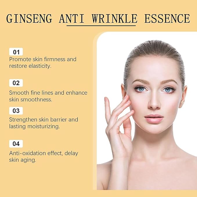 Ginseng Essence Anti Wrinkle Essence, Ginseng Essence Water-100% Wild Ginseng From Himalayas, Anti-Aging Hydrating Serum Water for All Skin Types (2PCS)