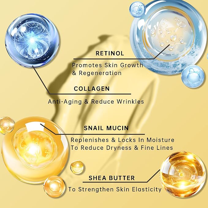 Anti Aging Eye Cream For Dark Circles, Advanced Snail Retinol Eye Stick, 1 PCS Under Eye Cream For Puffiness & Bags, Reduce Wrinkles, Fine Lines, Moisturizating Skin.