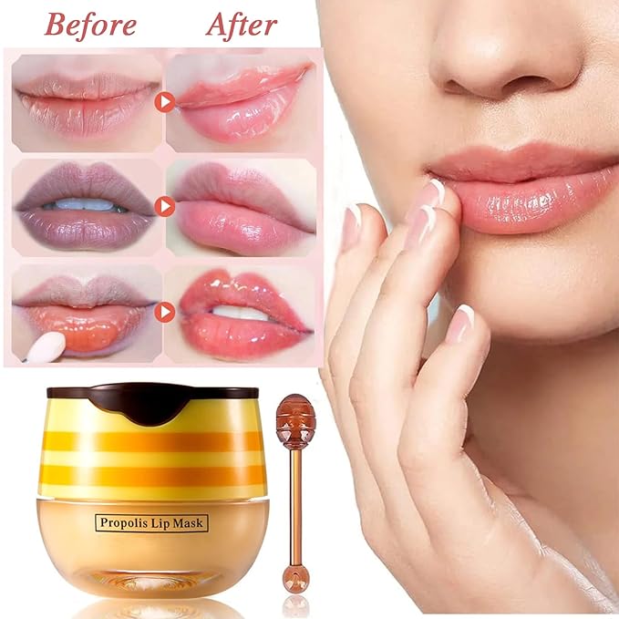 4 PCS Honey Lip Balm Pot, Wrinkle