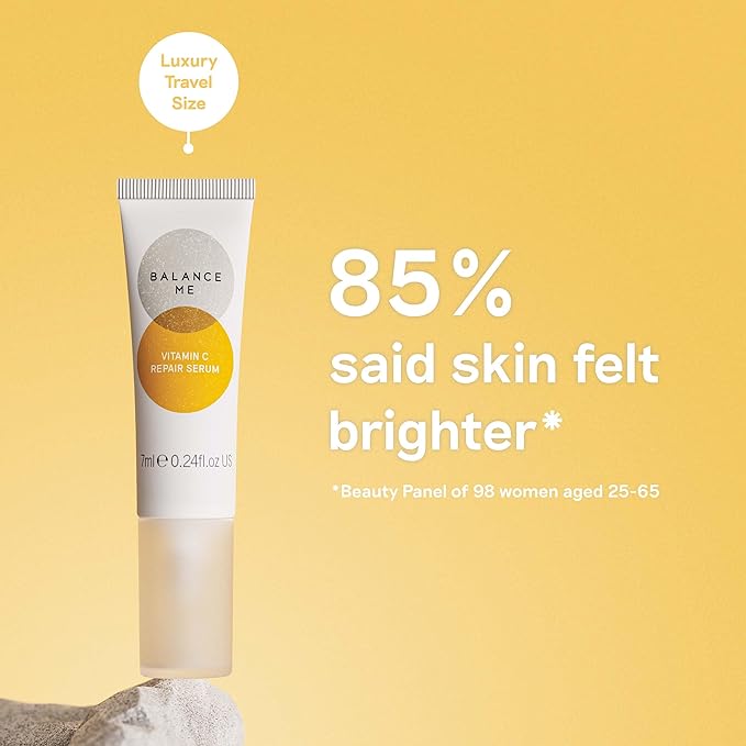 Balance Me Vitamin C Repair Serum, 0.2 Fl Oz, With Hyaluronic Acid, Dark Spot Remover & Reduce Hyperpigmentation, Anti-Aging Skin Care