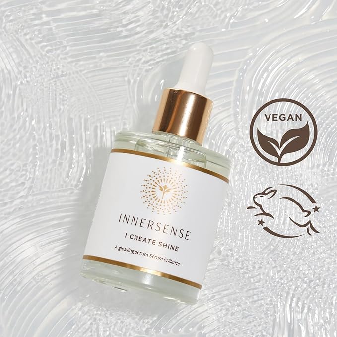 INNERSENSE Organic Beauty - Natural I Create Shine Glossing Serum | Non-Toxic, Cruelty-Free, Clean Haircare (1.7 fl oz | 50 ml)