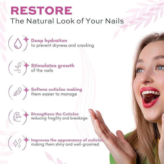Pics Nails Professional Cuticle Oil - Lavender Cuticle Softener for Nails & Cuticle Care - Nail Oil Cuticle Repair Treatment with Sunflower Seed Oil 12ML Cuticle Oil Bottle with Brush Applicator
