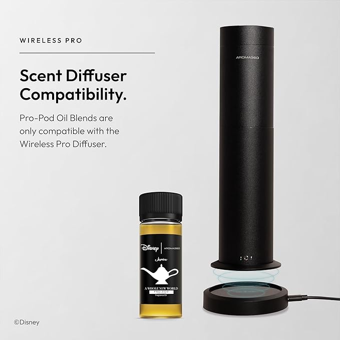 Aroma360 | Disney Pro- Pod | A Whole New World Fragrance Oil Blend | Disney Princess Jasmine | Luxury Essential Oil Diffuser | Aromatherapy Scent Diffuser Oil | Bergamot Orange Blossom Rose 1.7 fl oz