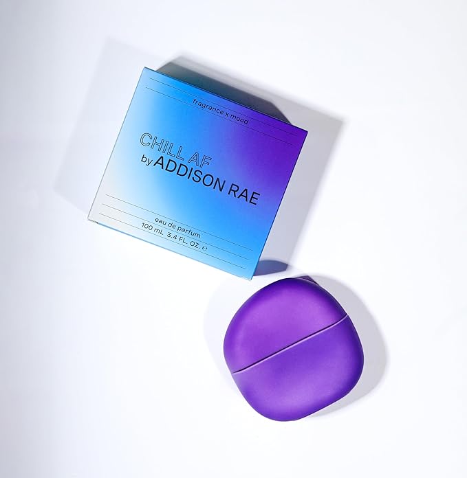 Addison Rae Fragrance Chill - Luxury Perfume for Women - Floral Woody Scent - Eau De Parfum - Notes of Pear, Apple, Sandalwood - Long Lasting Vegan Travel Cologne - Gift for Her -3.4oz EDP Spray