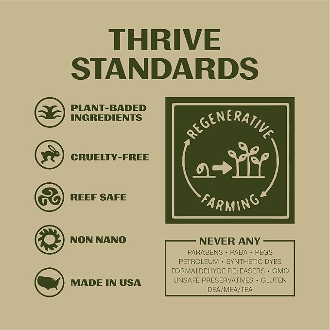 Thrive SPF30 Protect, Restore & Tone Superplant Skin Care Set - Gift Set with Mineral SPF30 Sunscreen, Recovery Serum, Spot On Serum - Vegan, Made in USA
