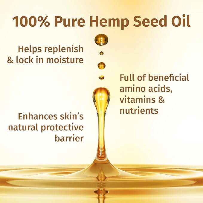 HEMPZ Sweet Pineapple & Honey Melon Herbal Hydrating Multi-Purpose Body Oil for Body - Moisturizing Bath, Shower, or Shaving Oil for Dry or Sensitive Skin for Women & Men, 6.76 Oz