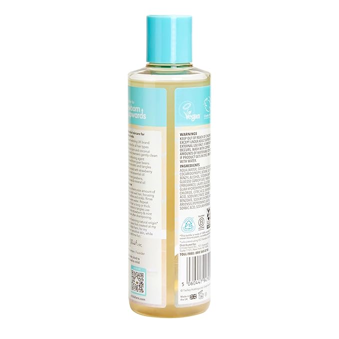 Childs Farm, Kids Shampoo for Dry, Sensitive, Eczema-prone Skin & Scalp, Strawberry & Organic Mint, Detangles & Nourishes, Vegan, Cruelty-Free, 8.4 Fl Oz