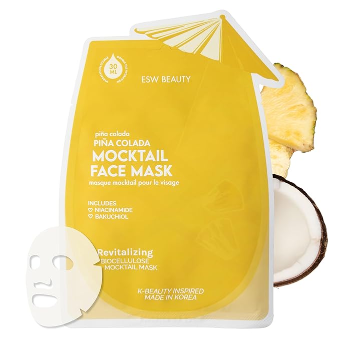 Piña Colada Revitalizing Biocellulose Mocktail Mask