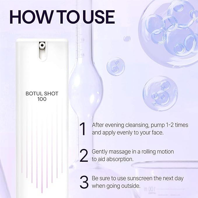 BOTUL SHOT 100 - Korean Microneedling Skin Booster with Centella Asiatica, Hyaluronic Acid and BOP SOME for Daily Pore Tightening, 1.69 fl.oz (50 ml)