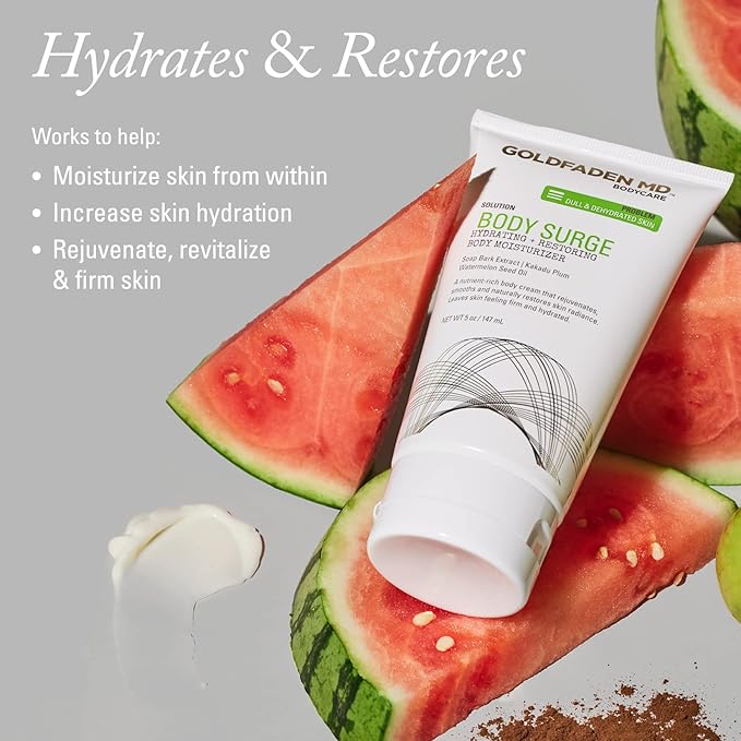 GOLDFADEN MD Body Surge Moisturizer- Body Lotion Nourish & Firm for Radiant, Youthful Glow Smooth Skin Body Moisturizer - Plant-Based & Cruelty-Free