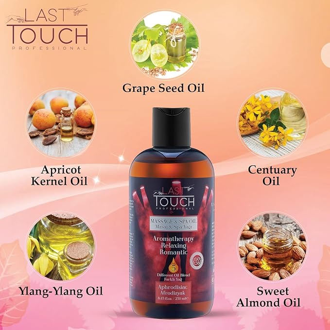 Aphrodisiac Sensual Massage Oil for Couples Sexual - Massage Oils for Date Night - Massage Oil for Massage Therapy - Aromatherapy Oil for Intimate Moments and Enhanced Stimulation
