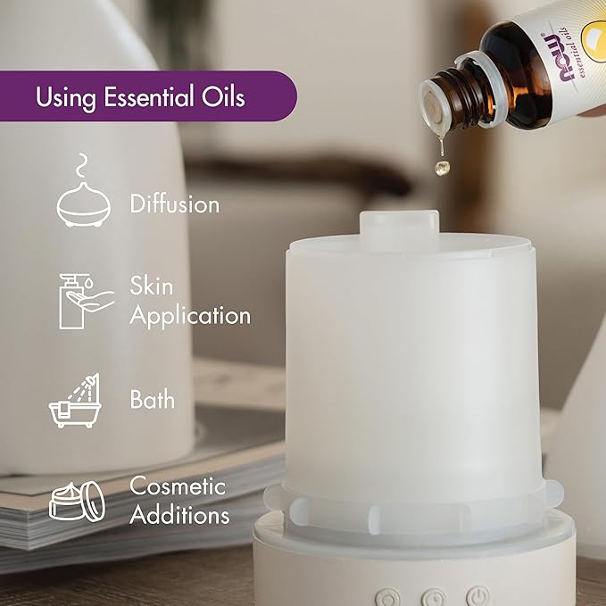 NOW Essential Oils, Rose Absolute, 5% Blend of Pure Rose Absolute Oil in Pure Jojoba Oil, Romantic Aromatherapy Scent, Vegan, Child Resistant Cap, 1-Ounce