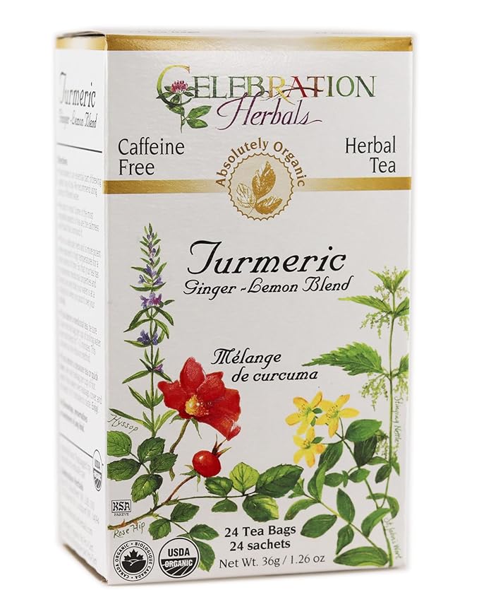 Celebration+Herbals+Turmeric+Ginger+-+Lemon+Blend+24+Count