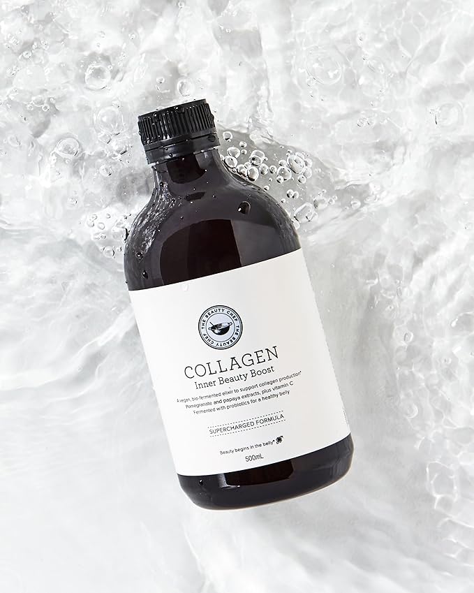 The Beauty Chef Collagen Inner Beauty Boost – Liquid Collagen Supplement, Vitamin C for Skin Firmness & Gut Health, Bio-Fermented, Vegan-Friendly, Wild Berry Flavour, 16.9 fl. oz / 500ml