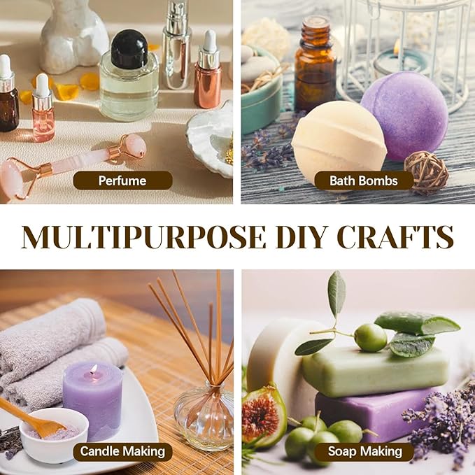 Essential Oil Set 80 Pcs-100% Natural Essential Oils Kit-Perfect for Diffuser, Humidifier, Aromatherapy, Massage,Soap, Candle Bath Bombs Making, 80 * 5ML(0.17oz)