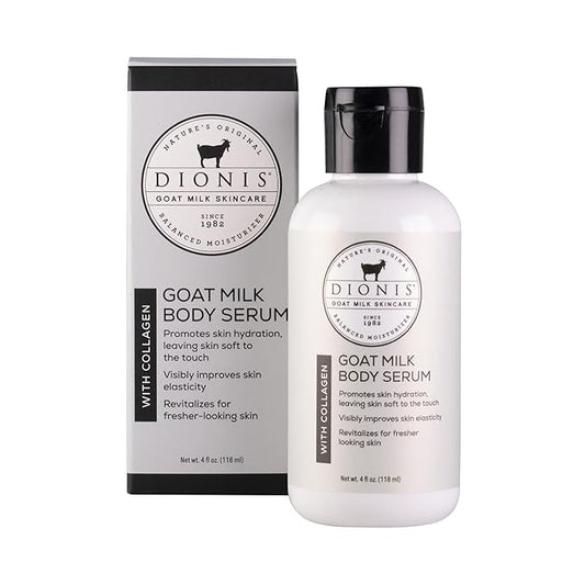 Dionis Goat Milk Skincare Collagen Body Serum, 4oz - Serum With Collagen, Soft and Vibrant Skin, Dermatologist Tested