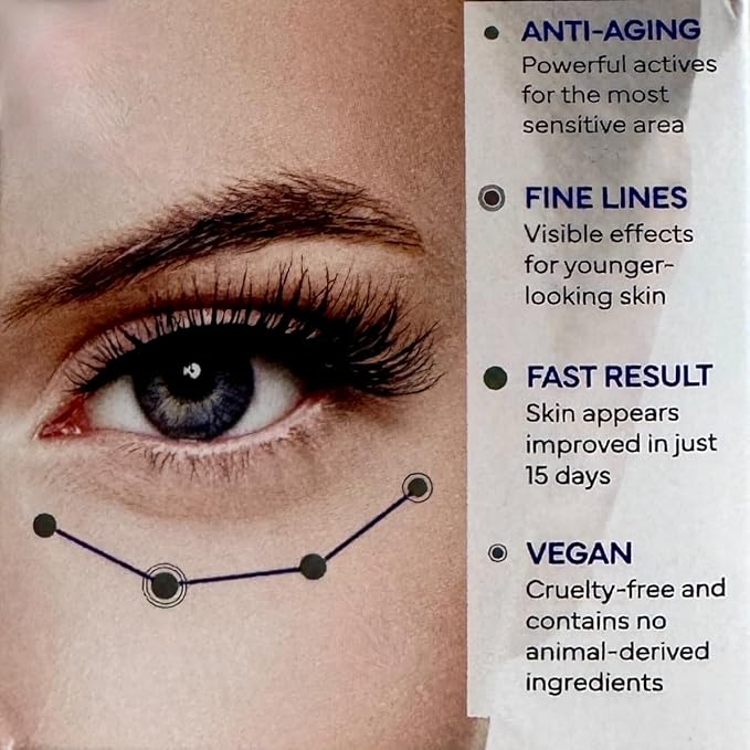 Delfanti-Milano • RETINOL REPAIR EYE CREAM • Anti Aging • Reduces Fine Lines • Fast Result • Vegan • Made in Italy