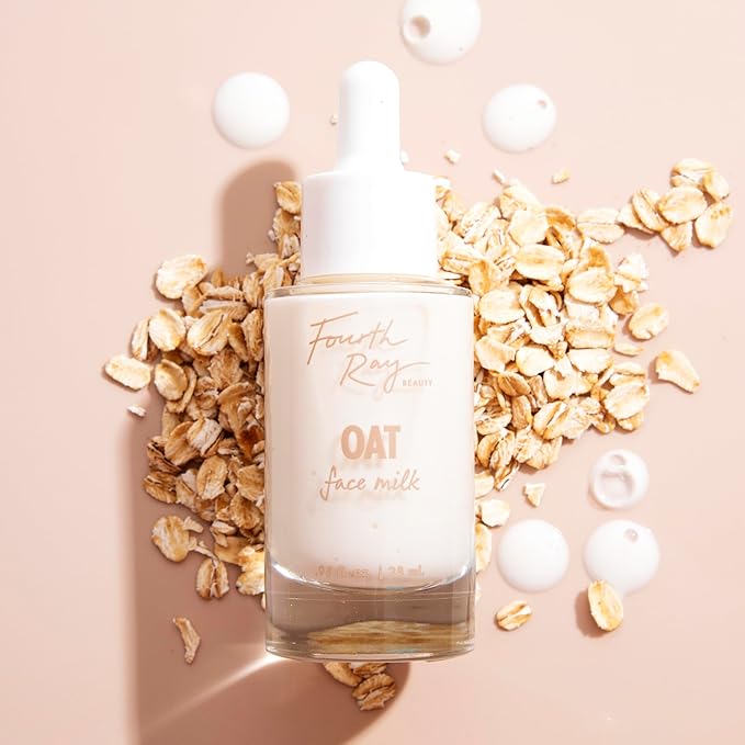 ColourPop Fourth Ray Beauty Oat Face Milk - Moisturizing Face Serum Infused with Oat Extract, Jojoba & Squalane - Conditions Skin for a Healthier-Looking Complexion (0.95 oz)