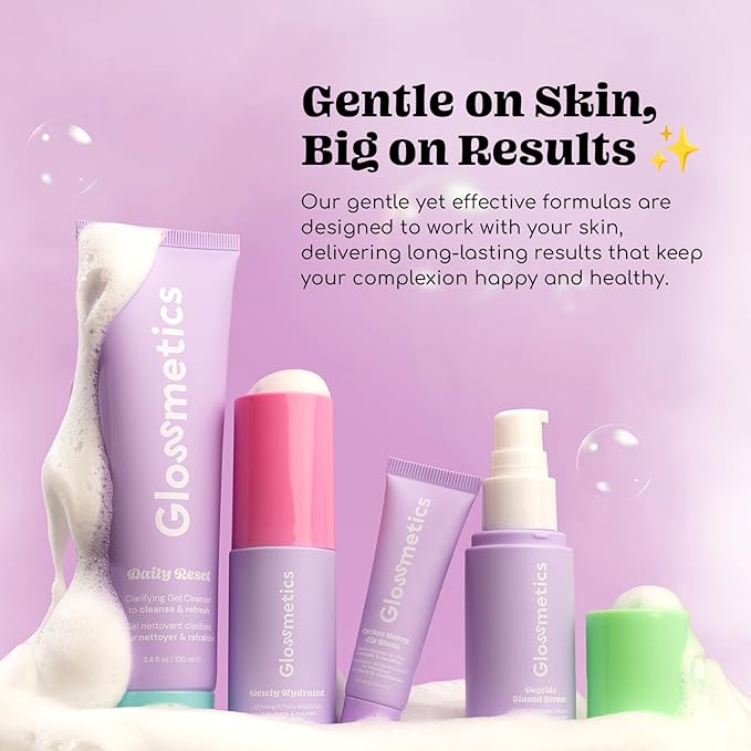 Glossmetics Sticker Slap Clear Blemish Patches. Invisible Fast Acting Zit and Blemish Patch. Cute Spot Stickers for Face, Soothe & Reduce Redness. Vegan & Cruelty Free, 40 Star Patches