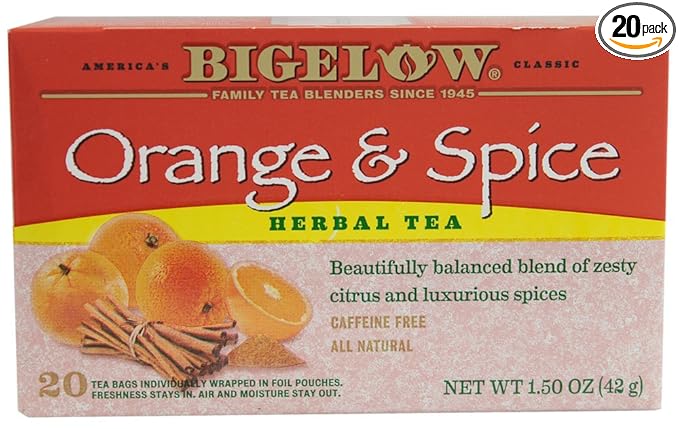 Bigelow Tea Orange and Spice Tea, 20 ct