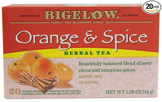Bigelow Tea Orange and Spice Tea, 20 ct