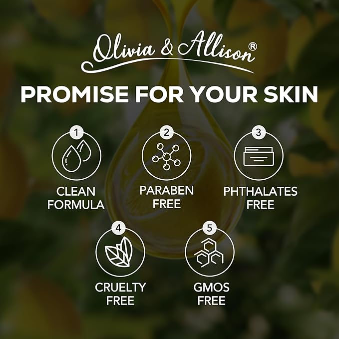 Olivia & Allison Dark Circle Corrector Eye Serum - Vitamin C, Squalane & Niacinamide for Brightening & Revitalizing (0.70 oz)