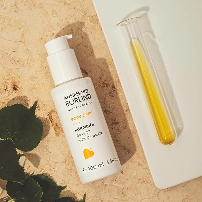 ANNEMARIE BÖRLIND - BODY CARE Body Oil - nourishing, regenerating & smoothing skin care, with organic jojoba oil & argan oil, vegan, 3.38 Fl. Oz.