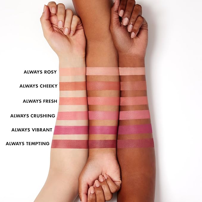 e.l.f. Primer-Infused Matte Blush, Long-Lasting, Lightweight & Buildable Powder Blush, Delivers A Matte Finish, Vegan & Cruelty-Free, Always Vibrant