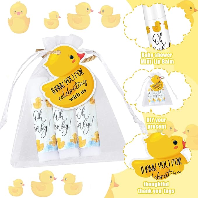 Demissle 50 Pcs Baby Shower Lip Reveal