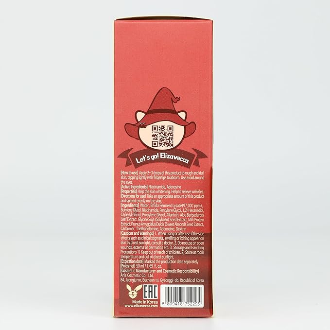 Elizavecca Witch Piggy Hell Pore Bifida Moisturizer, All Skin Types,50mL - Fine Line Treatment & Hydration