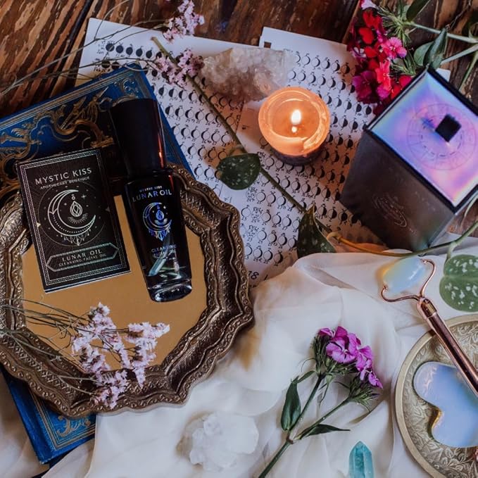 Lunar Hydrating Face Oil I Apricot Kernel Seed, Avocado, and Jojoba Oil For Face I Facial Gua Sha Oil I Anti Aging Skin Oil