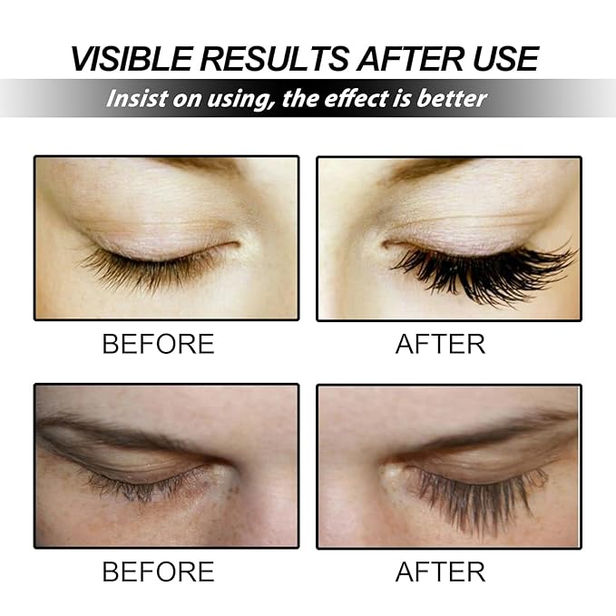 Eyelash Growth Serum For Stronger – Thicker and Longer,Moisturize,contains a Facial Roller,Serum for Natural Eyelashes,Lash Lift Kit,Mild, non-irritating,Enhancing(3ML)