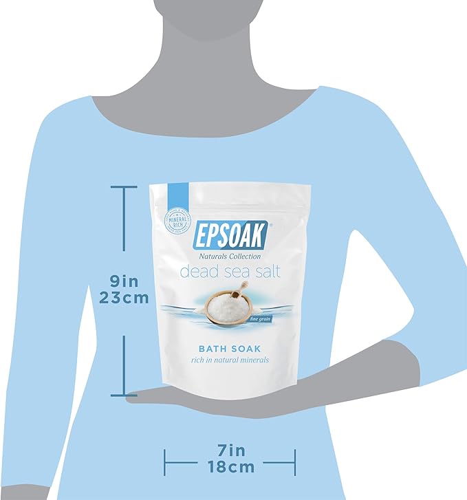 Epsoak Dead Sea Salt - 2 lb. Bag Fine Grain