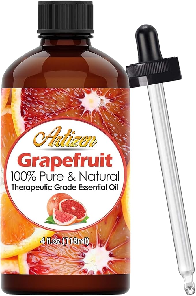 Artizen 4oz Oils - Grapefruit Essential Oil - 4 Fluid Ounces