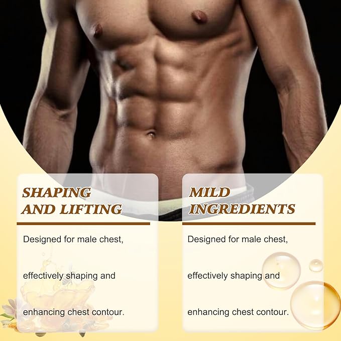 Thermofirm Bee Venom Gynecomastia Oil, The Chest Muscles Bee Venom Oil, Advanced Bee Venom for Strengthen The Chest Muscles 2PCS