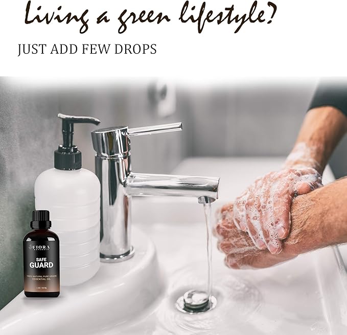 Immunity Essential Oil Blend for Health Shield Aromatherapy with Clove Cinnamon Lemon Rosemary & Eucalyptus Oil - Thieves and Robbers Safeguard Oil - Immune Support Blend - Diffuse or Apply