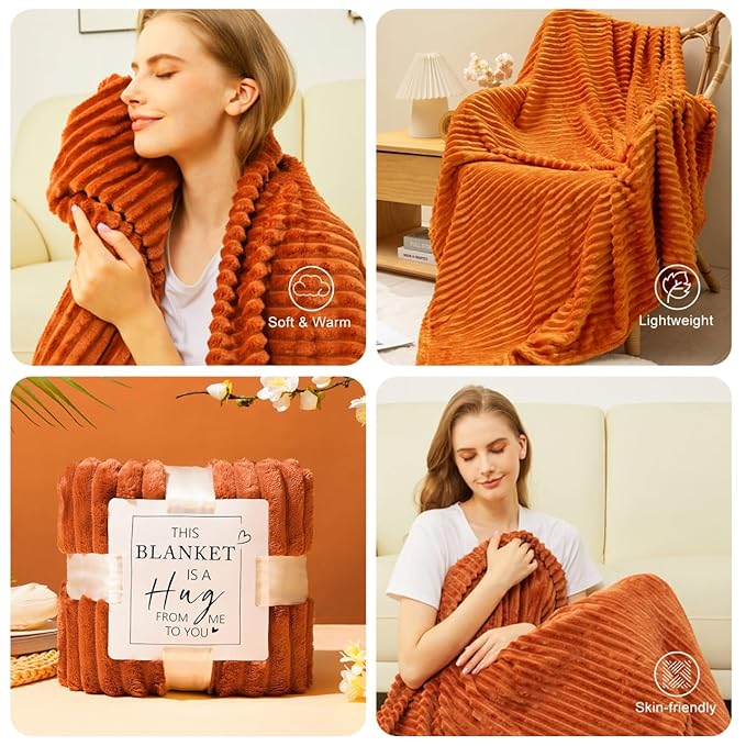 Mother’s Day Gifts Baskets for Women Mom Her Wife Girlfriend,Birthday Gifts for Women Teacher Friend w/Cozy Blanket Rose Relaxing Spa Gifts Set,Self Care Get Well Gifts for Her Valentines Mothers Day