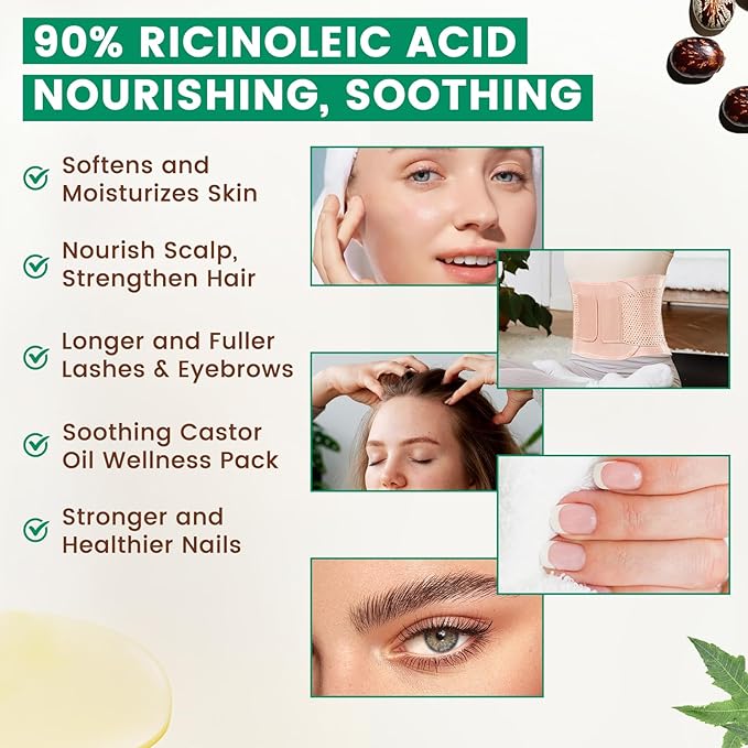 Lavender Body Oil 8.8fl.oz and 4fl.oz Organic Cold Pressed Castor Oil